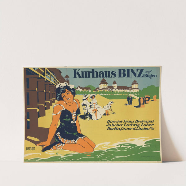 Kurhaus Binz auf Rügen (ca. 1906 - 1913) by Eugen Morwek