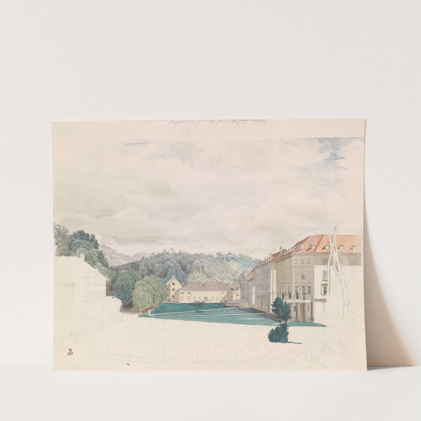 Kurplatz in Bad Rohitsch-Sauerbrunn by Johann Nepomuk Passini