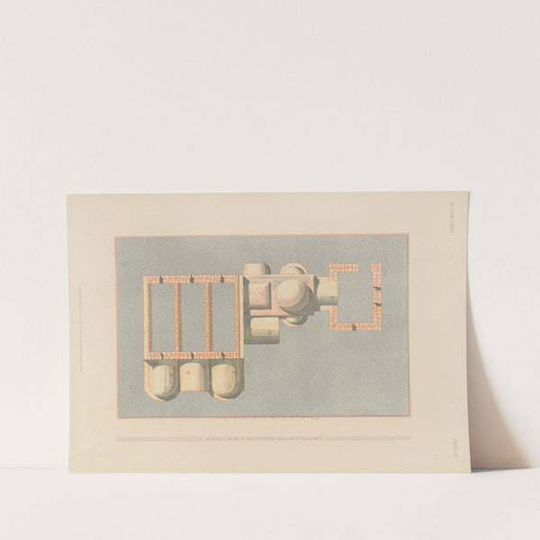 Ḳuṣejr ʻAmra; mit einer Karte von Arabia Petraea Pl.04 by Kaiserliche Akademie der Wissenschaften