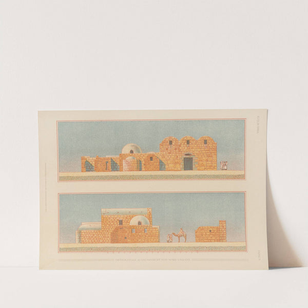 Ḳuṣejr ʻAmra; mit einer Karte von Arabia Petraea Pl.05 by Kaiserliche Akademie der Wissenschaften