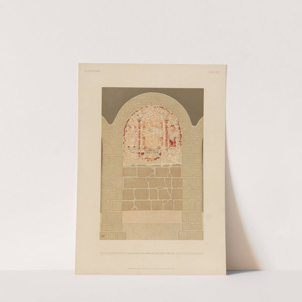 Ḳuṣejr ʻAmra; mit einer Karte von Arabia Petraea Pl.15 by Kaiserliche Akademie der Wissenschaften