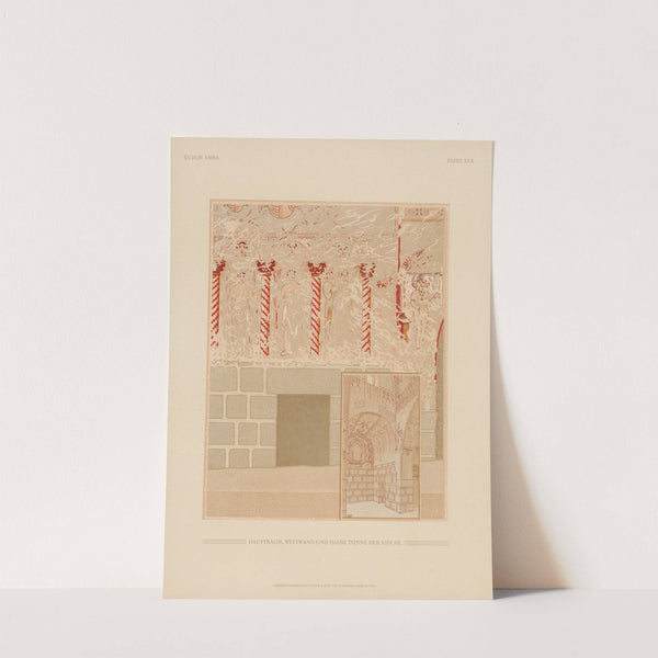 Ḳuṣejr ʻAmra; mit einer Karte von Arabia Petraea Pl.17 by Kaiserliche Akademie der Wissenschaften