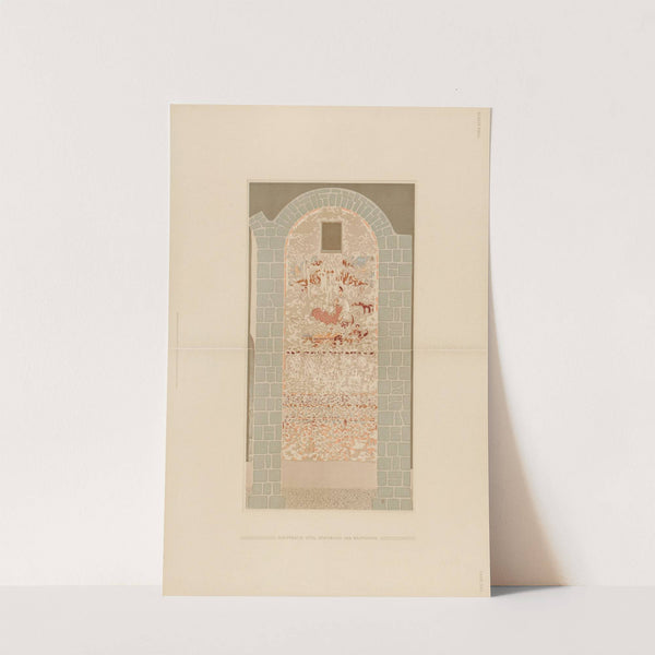 Ḳuṣejr ʻAmra; mit einer Karte von Arabia Petraea Pl.25 by Kaiserliche Akademie der Wissenschaften