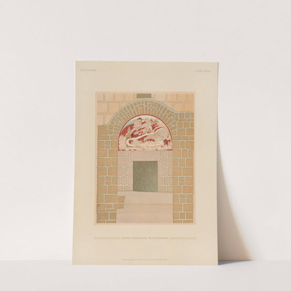 Ḳuṣejr ʻAmra; mit einer Karte von Arabia Petraea Pl.33 by Kaiserliche Akademie der Wissenschaften