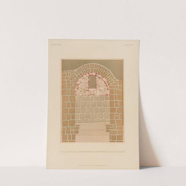 Ḳuṣejr ʻAmra; mit einer Karte von Arabia Petraea Pl.35 by Kaiserliche Akademie der Wissenschaften