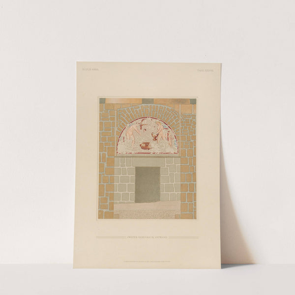 Ḳuṣejr ʻAmra; mit einer Karte von Arabia Petraea Pl.38 by Kaiserliche Akademie der Wissenschaften