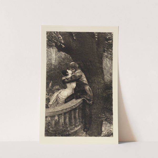 Kuss (Im Park) (Eine Liebe, Opus X, Blatt 4) (1887-1920) by Max Klinger