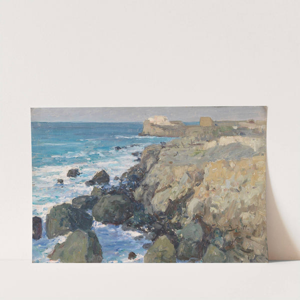 Küste bei Forio auf Ischia (Ca. 1900-1920) by Alfred Zoff