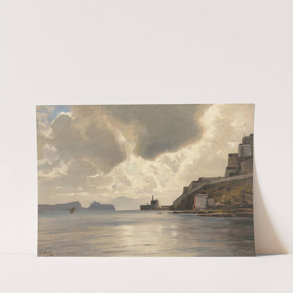 Küste beim Castello di Baia am Golf von Pozzuoli by Ascan Lutteroth