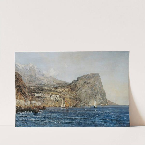 Küstenlandschaft in Dalmatien by Emil Jakob Schindler