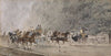 Kutschenfahrt im Regen