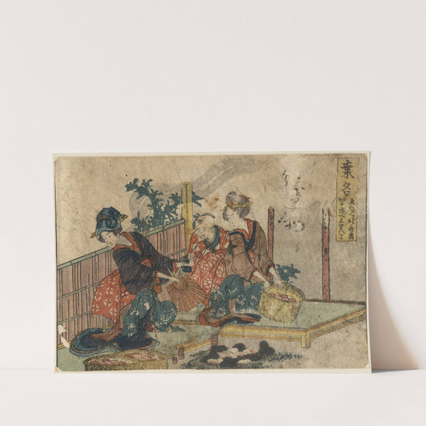 Kuwana by Katsushika Hokusai