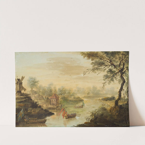 Kvarnen vid Ekolsunds slott by Johan Philip Korn