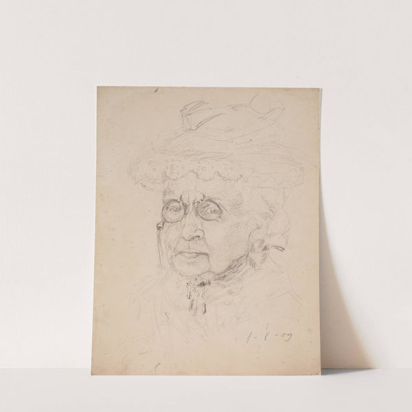 Kvinde med lorgnet by Jens Adolf Jerichau