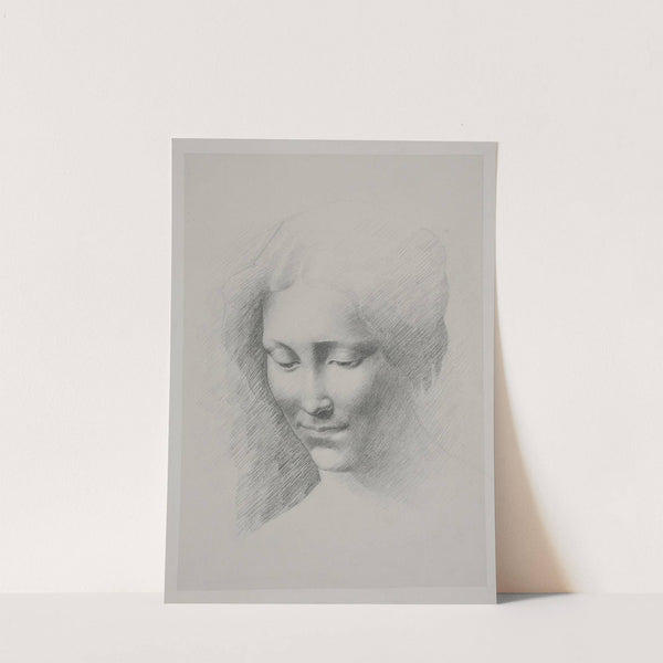 Kvindehoved by Gad Frederik Clement