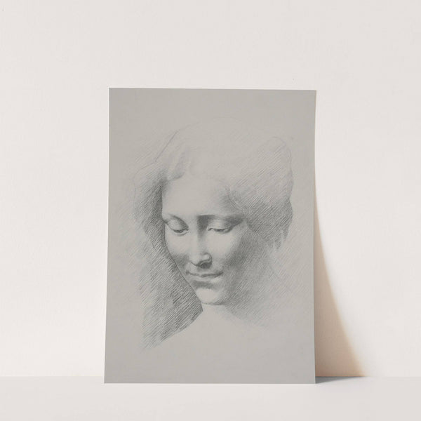 Kvindehoved (1866 – 1932) by Gad Frederik Clement