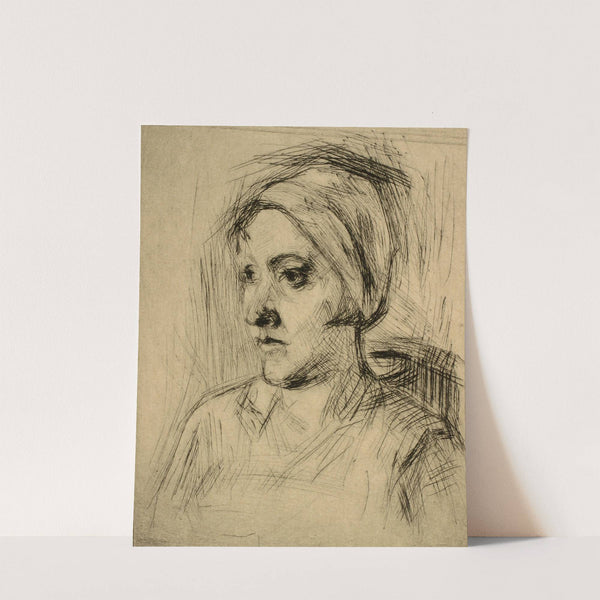 Kvindeportræt by Henry Nielsen