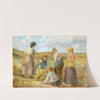 Kvinder i klitterne ved Skagen by Johannes Wilhjelm