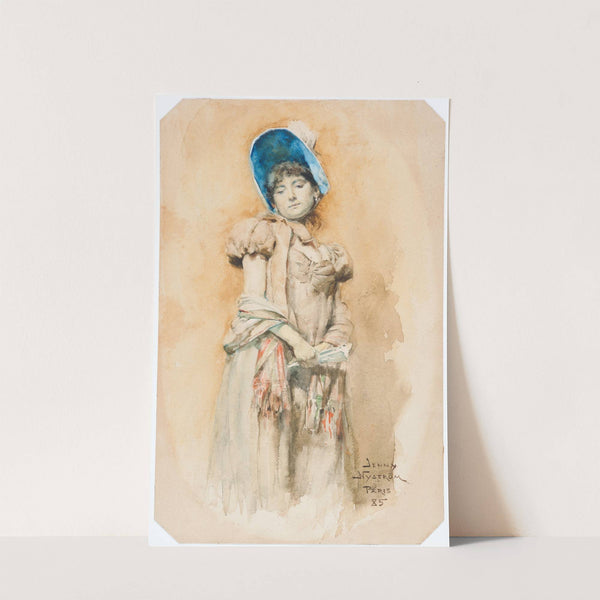 Kvinna i bahytt (1885) by Jenny Nyström