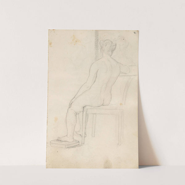 Kvinneakt (1835) by Adolph Tidemand