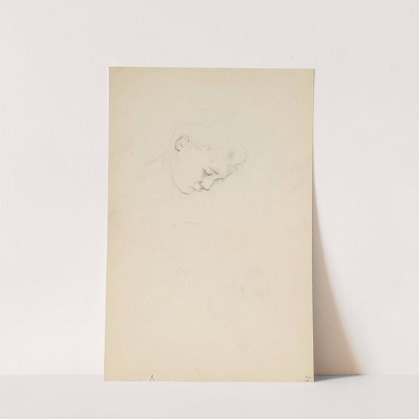 Kvinneansikt by Signe Scheel