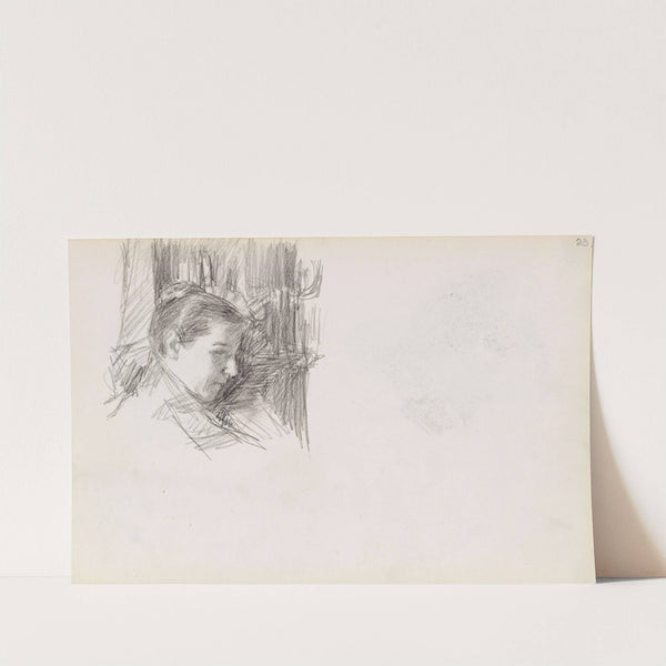 Kvinnehode i profil by Signe Scheel