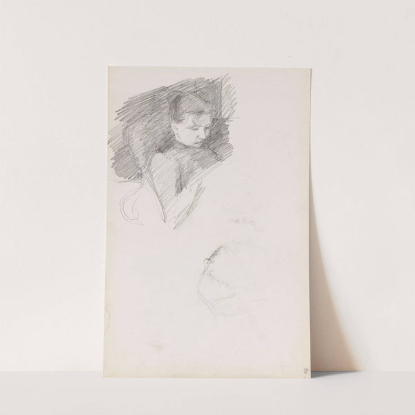 Kvinneportrett by Signe Scheel