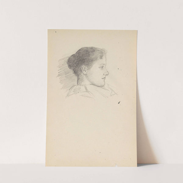 Kvinneportrett by Signe Scheel