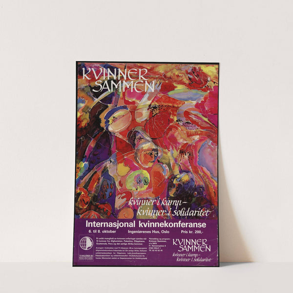 Kvinner sammen. Kvinner i kamp – kvinner i solidaritet. Internasjonal kvinnekonferanse 6. til 8. oktober 1989 (1989) by Kvinnefronten (The Women's Front)