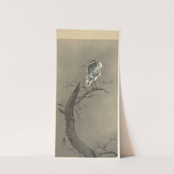 Kwak on branch by Ohara Koson