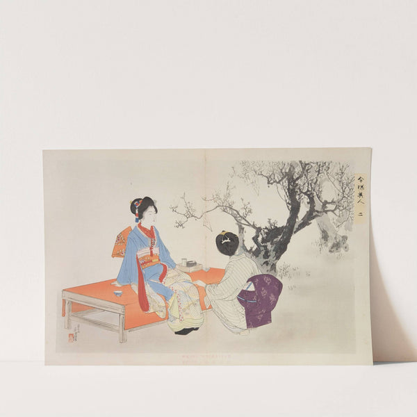 Kyōiku imayō bijin fūzoku zen Pl.02 by Toshikata Mizuno