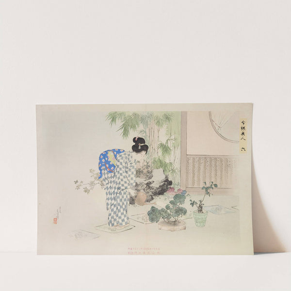 Kyōiku imayō bijin fūzoku zen Pl.06 by Toshikata Mizuno