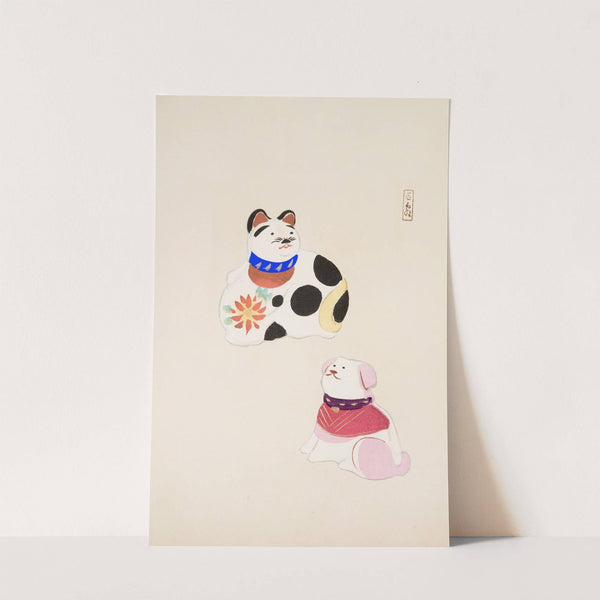 Kyosen’s Collected Illustrations of Japanese Toys Pl.011 by Kawasaki Kyosen