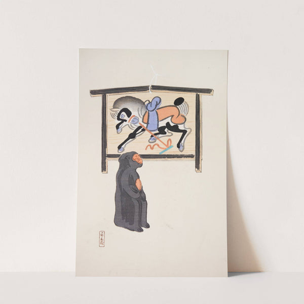 Kyosen’s Collected Illustrations of Japanese Toys Pl.012 by Kawasaki Kyosen