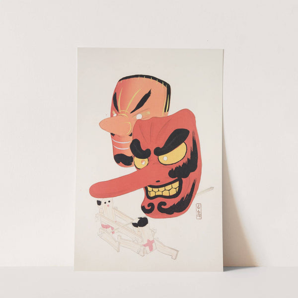 Kyosen’s Collected Illustrations of Japanese Toys Pl.027 by Kawasaki Kyosen