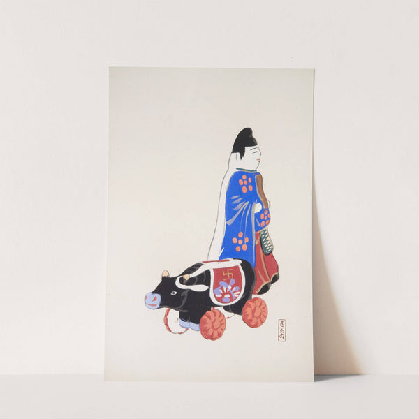 Kyosen’s Collected Illustrations of Japanese Toys Pl.039 by Kawasaki Kyosen