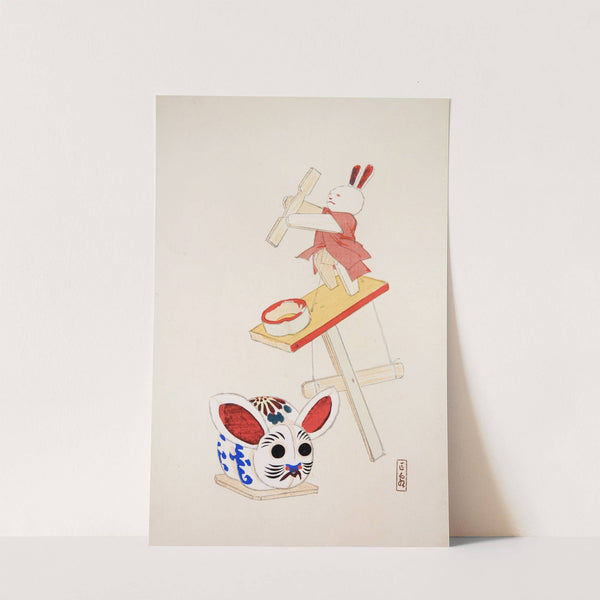 Kyosen’s Collected Illustrations of Japanese Toys Pl.040 (1919) by Kawasaki Kyosen