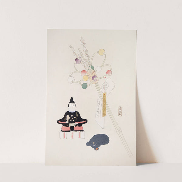 Kyosen’s Collected Illustrations of Japanese Toys Pl.057 (1919) by Kawasaki Kyosen