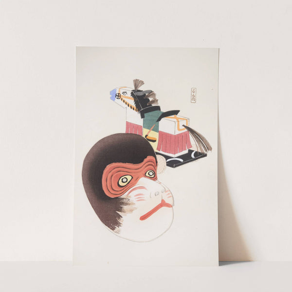 Kyosen’s Collected Illustrations of Japanese Toys Pl.084 by Kawasaki Kyosen