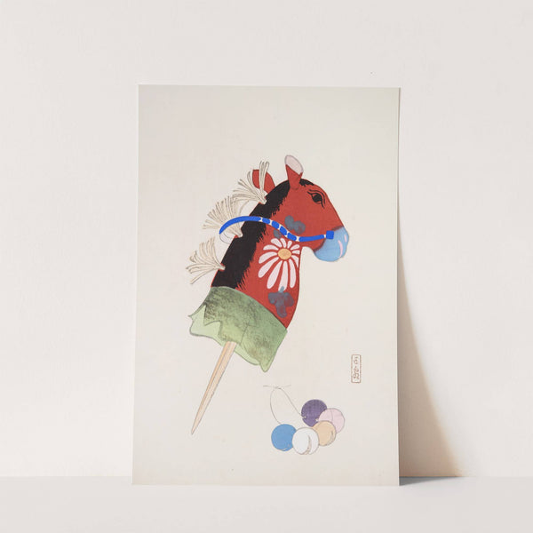 Kyosen’s Collected Illustrations of Japanese Toys Pl.099 by Kawasaki Kyosen