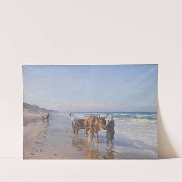 Kystboerne drager vod i landingen by N.P. Mols