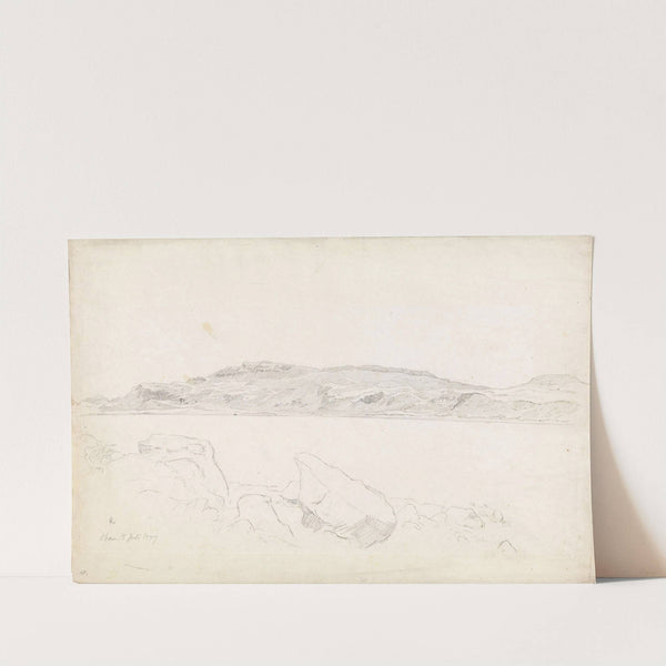 Kystlandskap ved Oban, Skottland by Hans Gude
