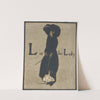 L is for Lady. From; an Alphabet by William Nicholson