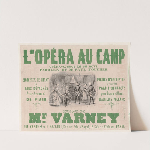 L’ Opéra au camp (1854) by Victor Coindre