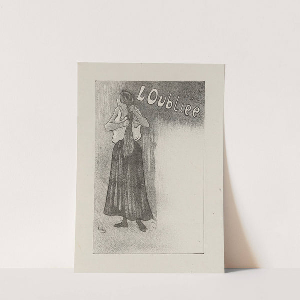 L’ Oubliée (1895) by Henri-Gabriel Ibels