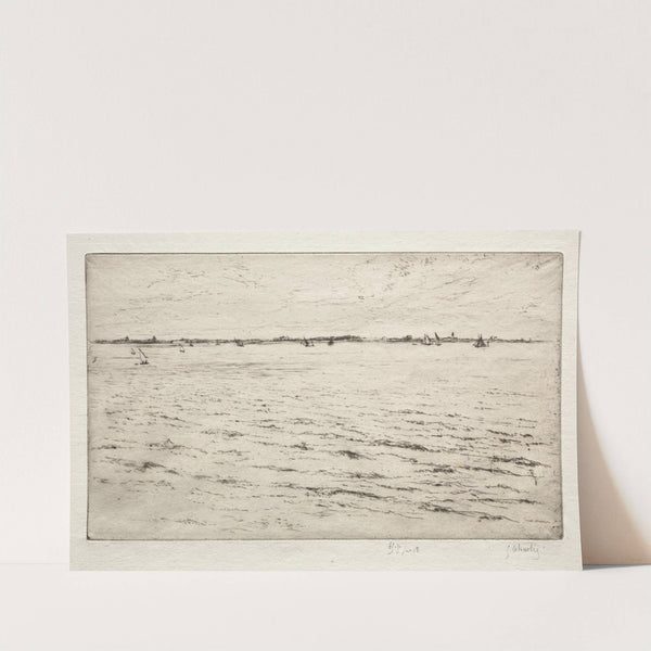 L. Th. de la Ris vue de la Pallice by Gustave Leheutre