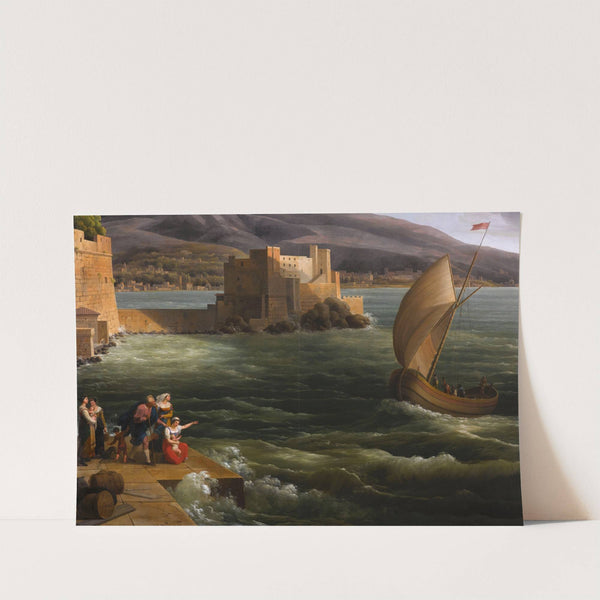La baie de Naples by Jean-Joseph-Xavier Bidauld