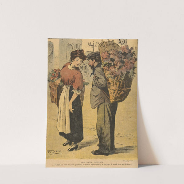 La Baïonnette – Printemps parisien (1918) by Fernand Louis Gottlob