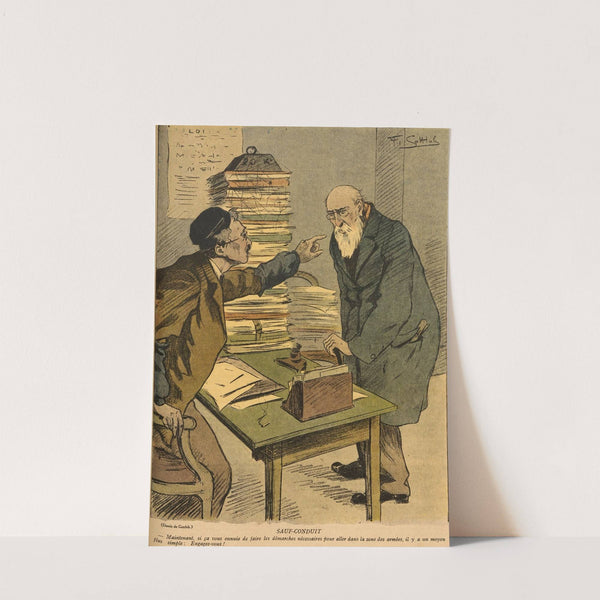 La Baïonnette – Sauf-conduit (1918) by Fernand Louis Gottlob