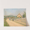 La barrière du chemin de fer, aux Pâtis près Pontoise (1873) by Camille Pissarro